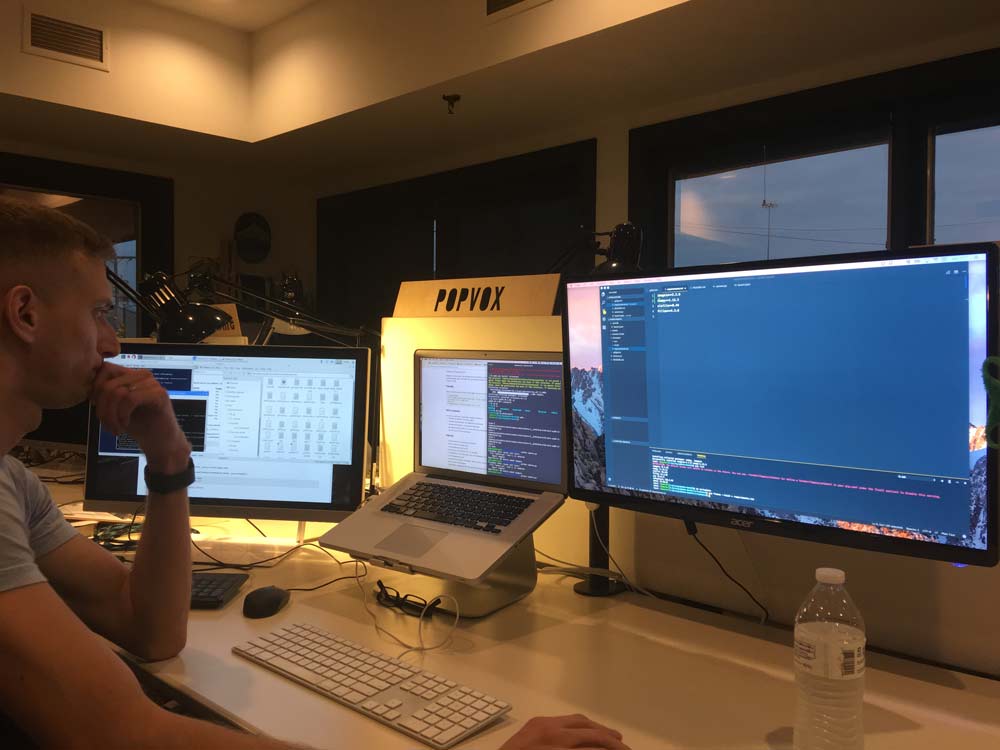 chance&rsquo;s desk at theCO